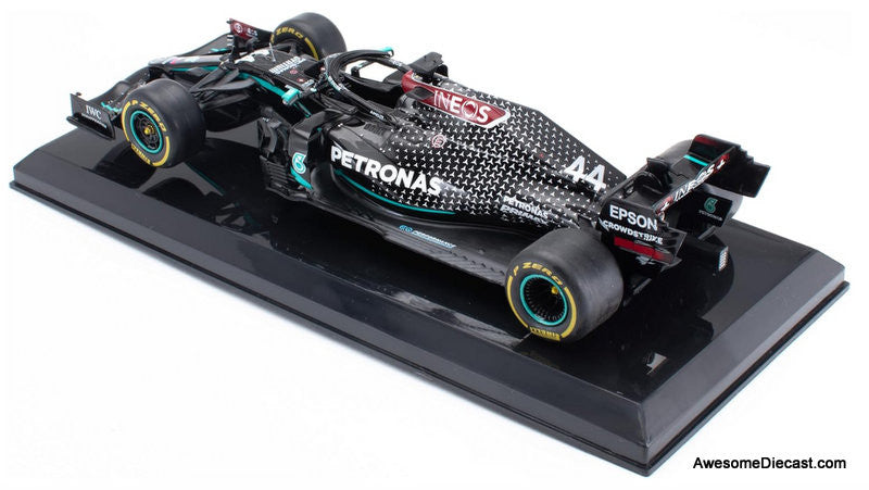 2020 Mercedes-AMG F1 W11 Perfomance # 44 (Lewis Hamilton Spanish GP 2020) 1:24 Diecast Model Car by DeAgostini