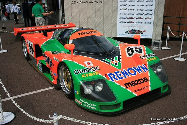 1991 Mazda 787B #55 Winner 24h LeMans 1:18 Diecast Model Car by
