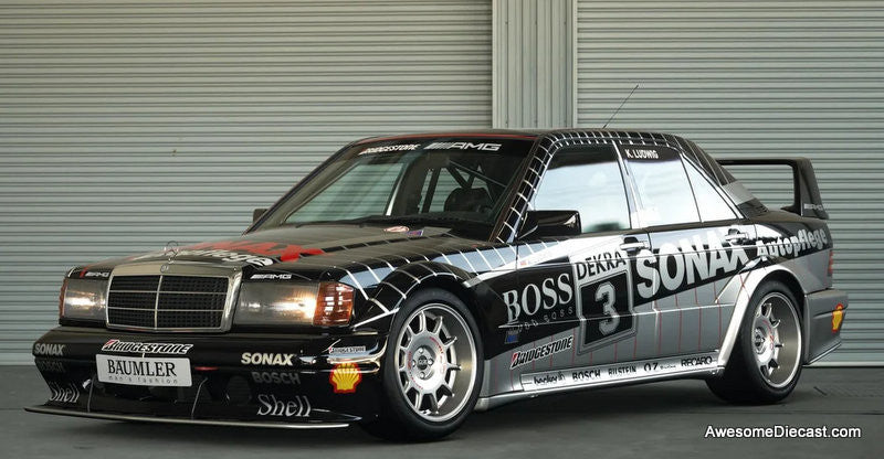 1992 Mercedes-Benz 190E 2.5-16 Evo II #3 DTM Champion 1:18 Diecast Model Car by Werk83