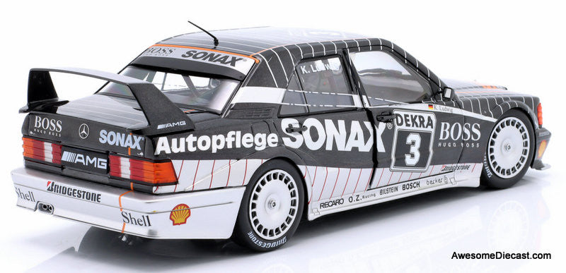1992 Mercedes-Benz 190E 2.5-16 Evo II #3 DTM Champion 1:18 Diecast Model Car by Werk83