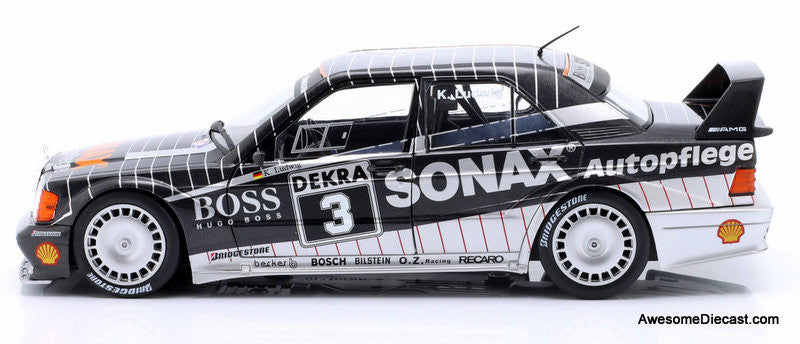 1992 Mercedes-Benz 190E 2.5-16 Evo II #3 DTM Champion 1:18 Diecast Model Car by Werk83