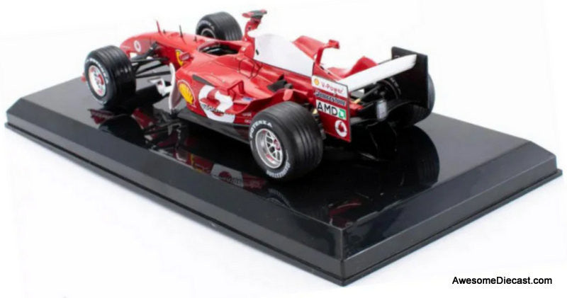 2002 Ferrari F2002 #1 Formula 1 Race Car (Michael Schumacher) 1:24 Diecast Model Car by DeAgostini