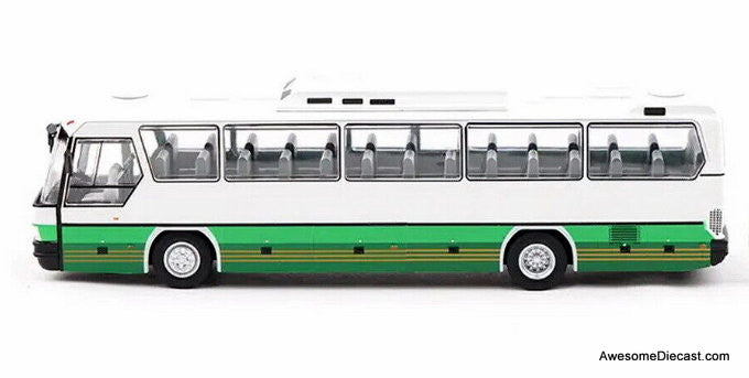 Xcar 1:64 BeiFang BFC6120 Luxury Tour Motor Coach, White/Green