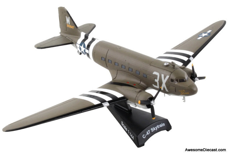 McDonnell Douglas C-47 Skytrain: "That's All Brother" 1:144 Diecast Model Plane by Postage Stamp