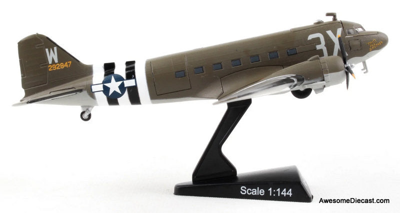 McDonnell Douglas C-47 Skytrain: "That's All Brother" 1:144 Diecast Model Plane by Postage Stamp