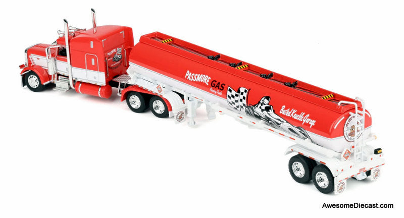 Peterbilt 389 Sleeper Tractor w/Heil Fuel Tank Trailer: Busted Knuckle Garage 1:64 Diecast Truck DCP by FG