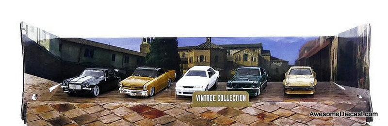 Vintage 5 Car Set 1:64 Diecast Model Cars by Burago