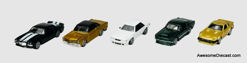 Vintage 5 Car Set 1:64 Diecast Model Cars by Burago