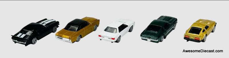 Vintage 5 Car Set 1:64 Diecast Model Cars by Burago