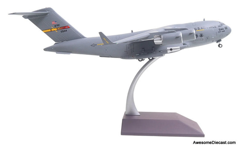 Boeing C-17 Globemaster 111: USAF March AFB 1:200 Diecast Model Plane by Gemini 200