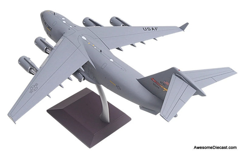 Boeing C-17 Globemaster 111: USAF March AFB 1:200 Diecast Model Plane by Gemini 200
