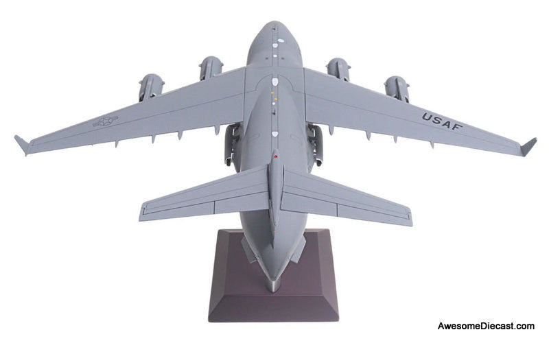 Boeing C-17 Globemaster 111: USAF March AFB 1:200 Diecast Model Plane by Gemini 200