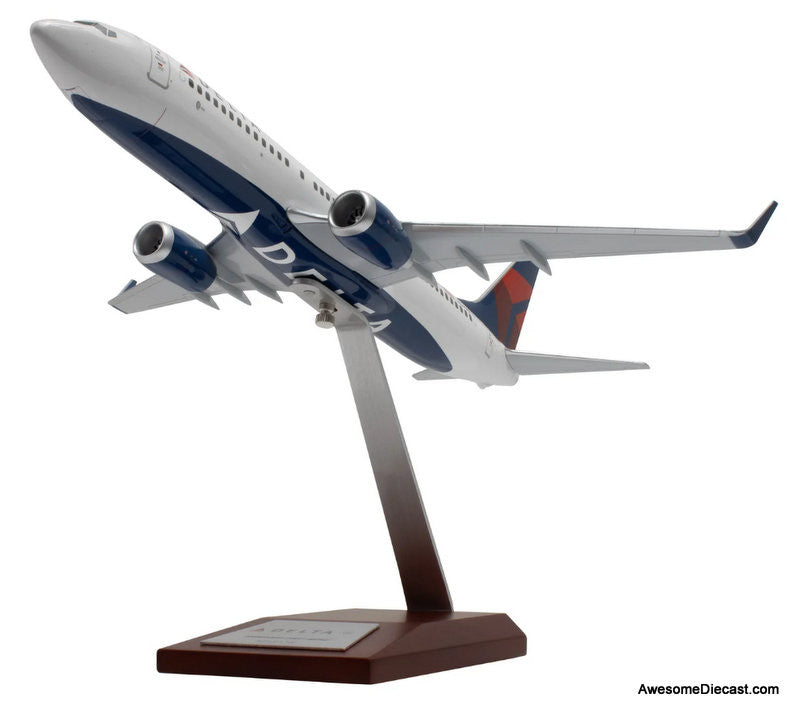 Boeing 737-800: Delta Airlines (Reg #N3753) 1:100 Resin Cast Model Plane by Sky Marks Elite