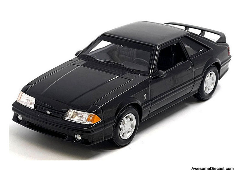 1993 Ford Mustang SVT Cobra, Black 1:24 Diecast Model Car by Maisto