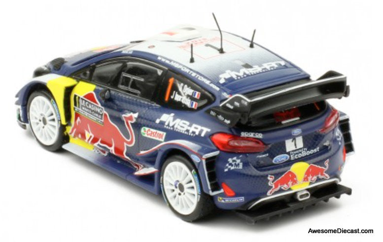 IXO 1:43 Ford Fiesta WRC #1 2018 Rally Australia (World Champion): S. Ogier/J. Ingrassier