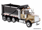 Diecast Masters 1:50 Western Star 4900 SF Tandem Truck w/Pusher Axle w/Ox Bodies Stampede Dump Bed