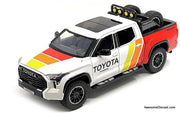 MiJo Exclusives 1:24 2023 Toyota Tundra TRD Off-Road 4×4, White/Custom Stripes