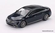 Mini GT 1:64 Mercedes-Benz EQS 580 4MATIC, Nautical Blue Metallic (Mijo Exclusive)