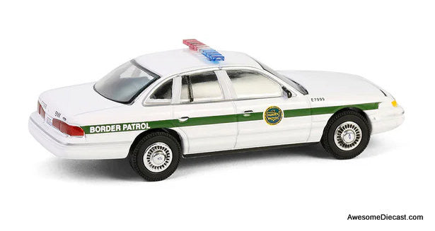 1997 Ford Crown Victoria U.S. Customs and Border Protection Patrol USA 1:64 Diecast Model Car by Greenlight