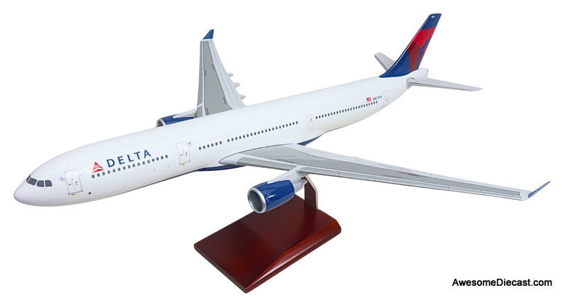Airbus A330-300: Delta Airlines (Reg #N811NW) 1:100 Resin Cast Model Plane by Sky Marks Elite
