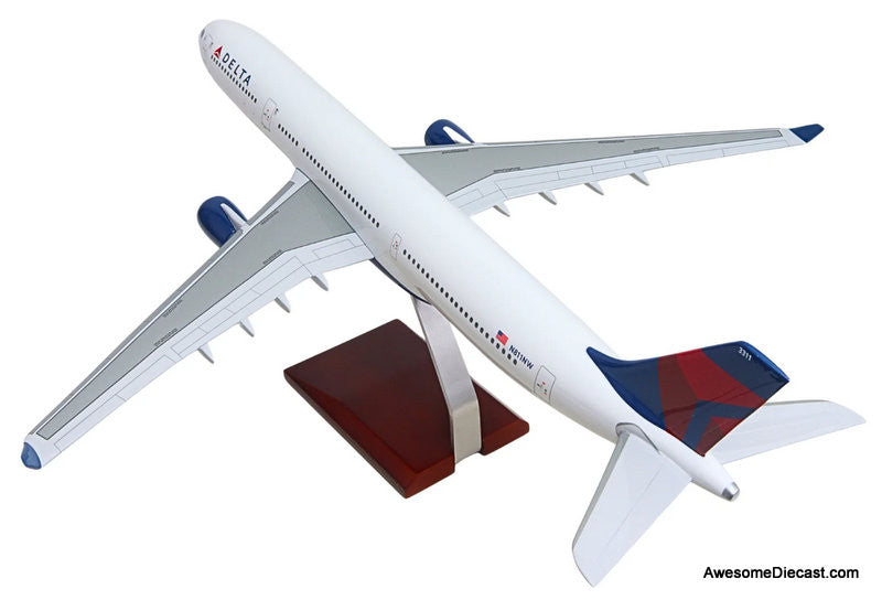 Airbus A330-300: Delta Airlines (Reg #N811NW) 1:100 Resin Cast Model Plane by Sky Marks Elite