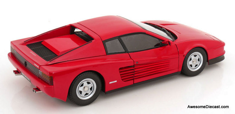 1986 Ferrari Testarossa, Red 1:12 Diecast Model Car by KK Scale