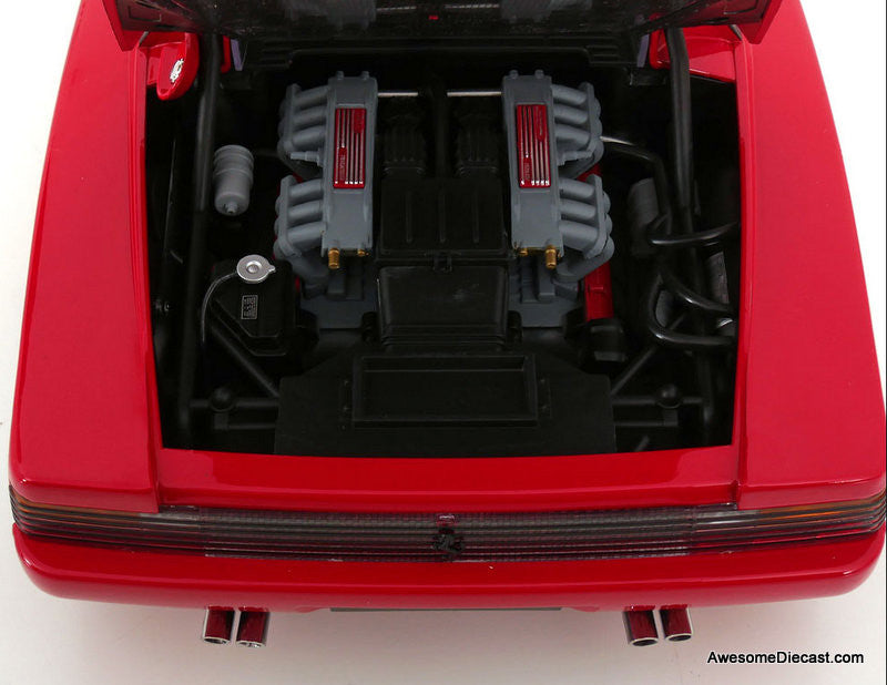 1986 Ferrari Testarossa, Red 1:12 Diecast Model Car by KK Scale