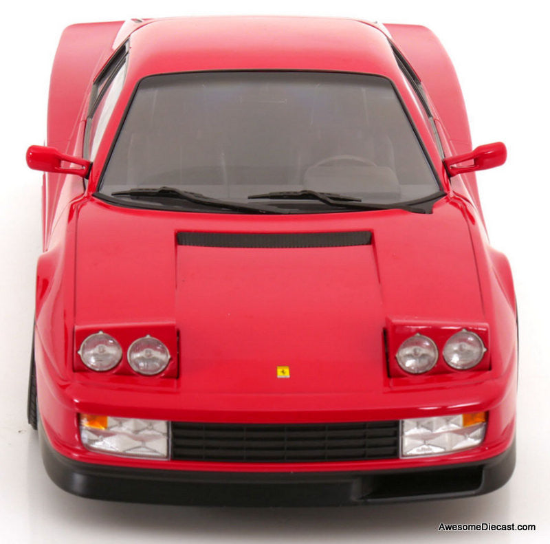 1986 Ferrari Testarossa, Red 1:12 Diecast Model Car by KK Scale