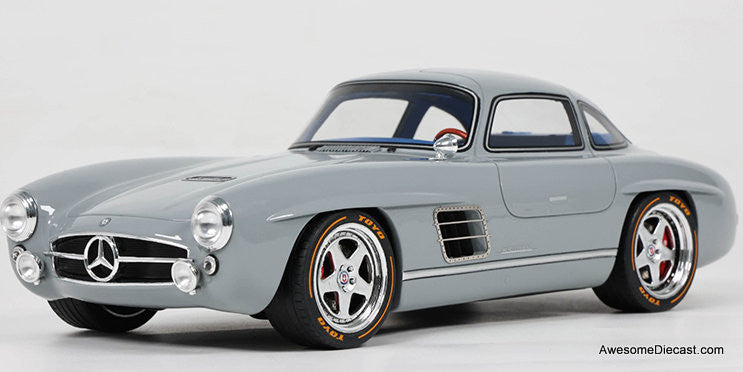 GT Spirit 1:18 2021 S-Klub Mercedes Gull Wing, Gray