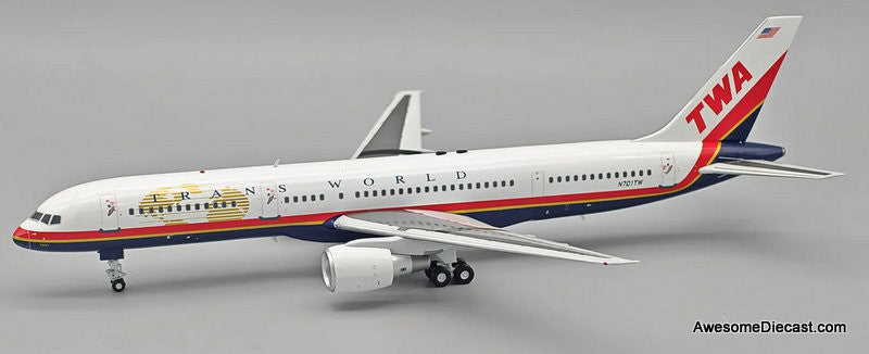 Boeing 757-200: (TWA) Trans World Airlines (Reg #N701TW) 1:200 Diecast Model Plane by Inflight