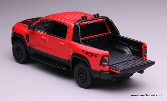 Dodge Ram 1500 SRX Sports Pick-Up Truck, Red 1:64 Diecast Model Truck by 596 Model