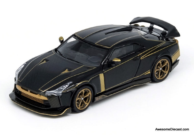 Nissan GT-R50 by Italdesign, Black 1:64 Diecast Model Car by Inno64