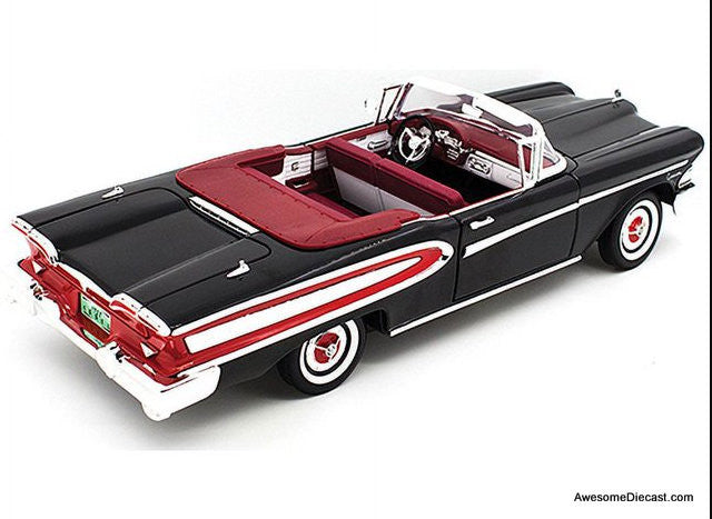 1958 Edsel Citation Convertible - Black 1:18 Diecast Model Car by Road Legends