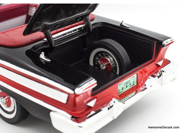 1958 Edsel Citation Convertible - Black 1:18 Diecast Model Car by Road Legends