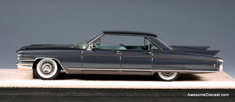 1960 Cadillac Eldorado Brougham Pininfarina, Aleutian Gray Metallic 1:43 Resin Cast Model Car by Stamp Models