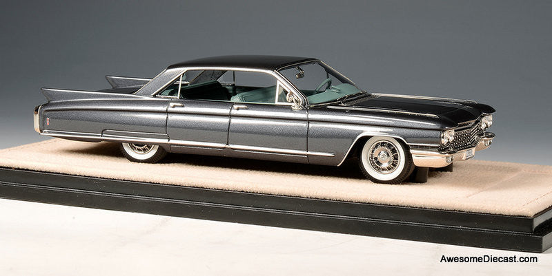 1960 Cadillac Eldorado Brougham Pininfarina, Aleutian Gray Metallic 1:43 Resin Cast Model Car by Stamp Models