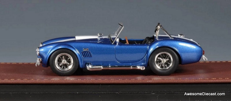 1966 Shelby Cobra 427 S/C, Guardsman Blue 1:43 Resin Cast Model Car by GLM