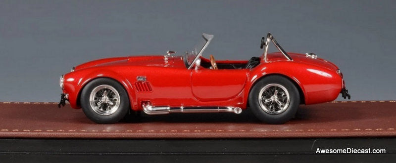 1966 Shelby Cobra 427 S/C, Rangoon Red 1:43 Resin Cast Model Car by GLM
