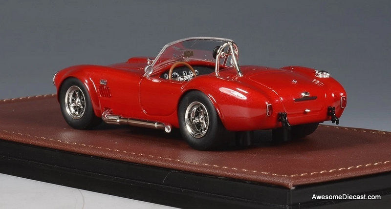 1966 Shelby Cobra 427 S/C, Rangoon Red 1:43 Resin Cast Model Car by GLM