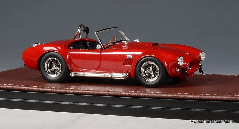 1966 Shelby Cobra 427 S/C, Rangoon Red 1:43 Resin Cast Model Car by GLM