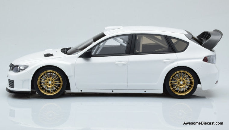 Otto 1:18 2008 Subaru Impreza WRX STi w/Customized Parts, White