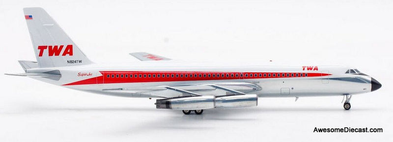 Inflight 200 1:200 Convair CV-880 (Polished): TWA - Trans World Airlines (Reg #N824TW)
