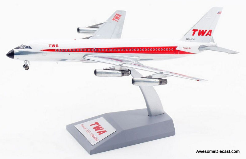 Inflight 200 1:200 Convair CV-880 (Polished): TWA - Trans World Airlines (Reg #N824TW)
