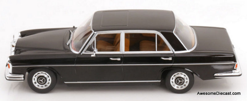 1967 Mercedes Benz 300SEL 6.3 (W109), Black 1:18 Diecast Model Car by KK Scale