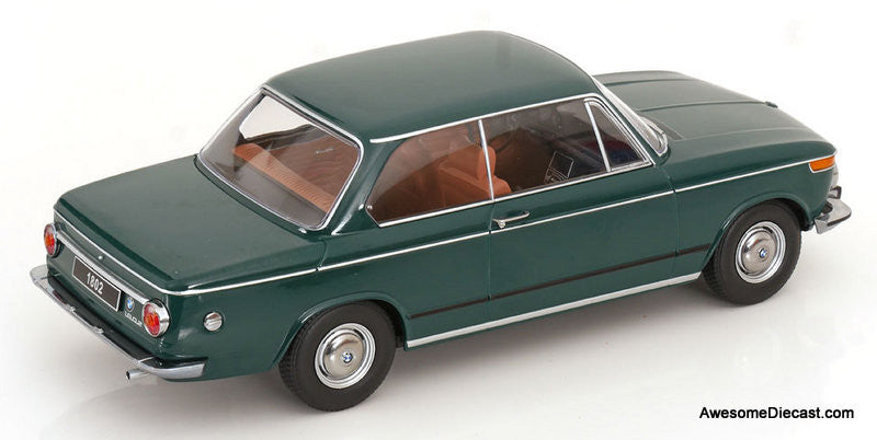 1971 BMW 1801, Dark Green 1:18 Diecast Model Car by KK Scale
