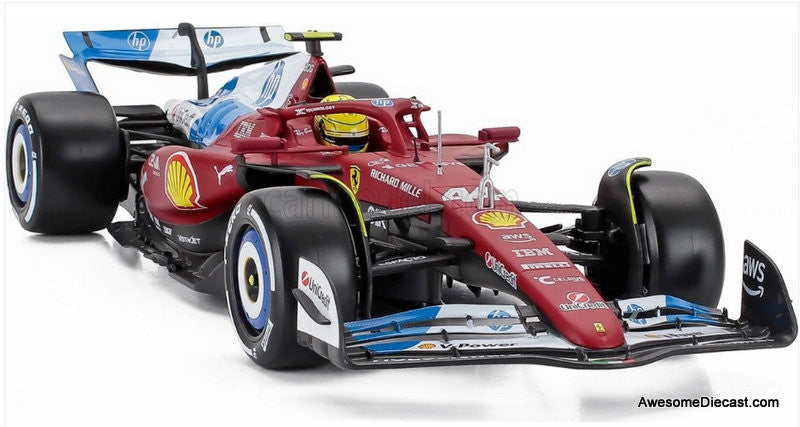 Ferrari SF-25 Formula 1 Race Car #44 1:18 Diecast Model Car by Burago