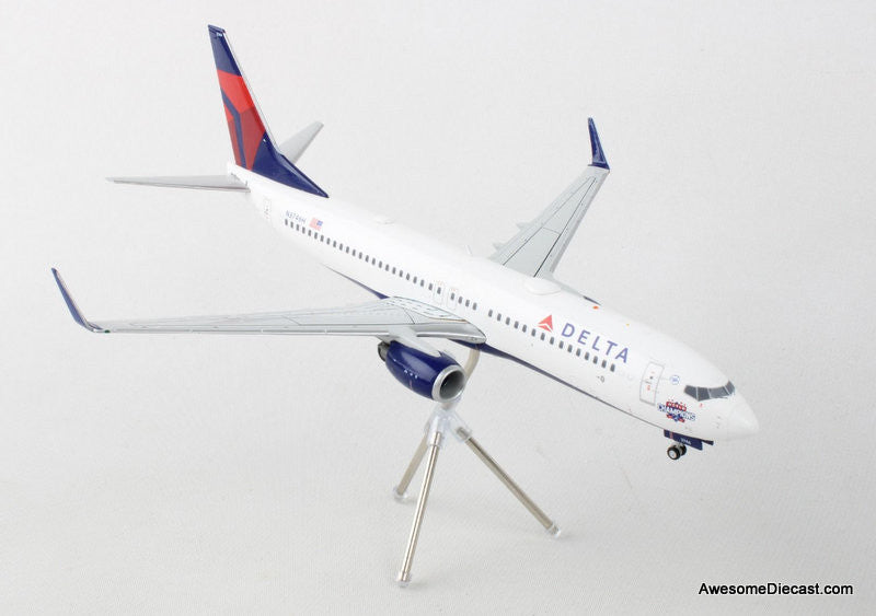 Gemini 200 1:200 Boeing 737-800: Delta Airlines (Reg#N3746H)- Atlanta Braves