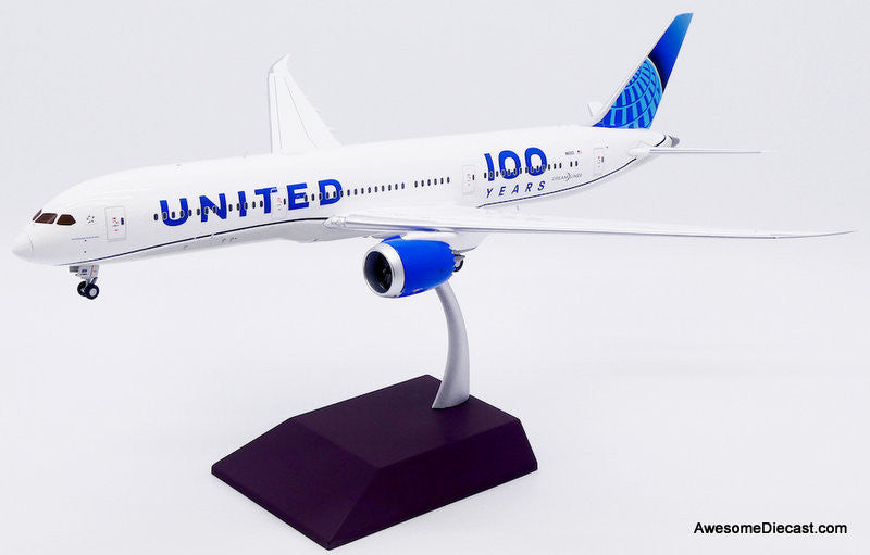 Boeing 787-9 Dreamliner: United Airlines (Reg #N61101)100 Years Livery 1:200 Diecast Model Plane by Gemini 200