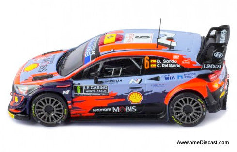 IXO 1:43 2021 Hyundai i20 Coupe WRC #6 Monte Carlo Rally: D. Sordo/C. Del Barrio