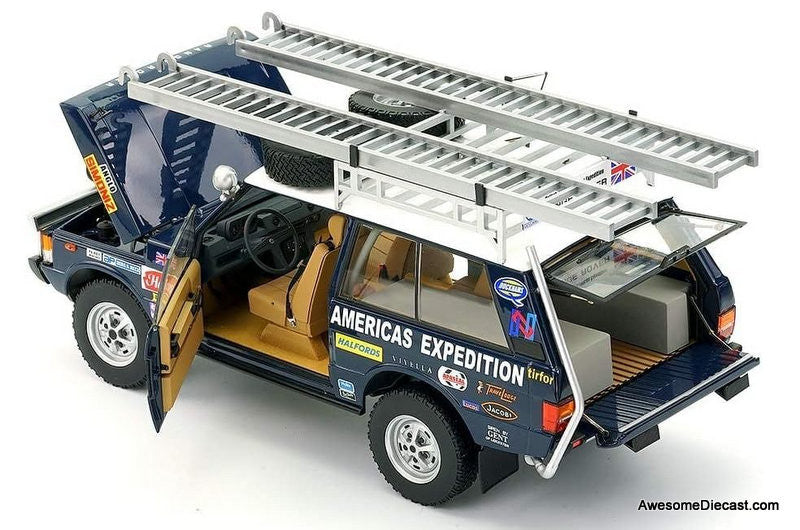 1971 Range Rover "The British Trans-Americas Expedition"1:18 Diecast Model Car by Almost Real